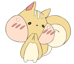 a little chubby squirrel sticker #3853808