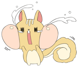 a little chubby squirrel sticker #3853809