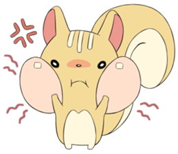 a little chubby squirrel sticker #3853810