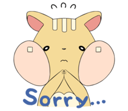 a little chubby squirrel sticker #3853814