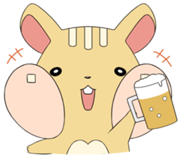 a little chubby squirrel sticker #3853818