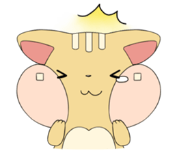 a little chubby squirrel sticker #3853820