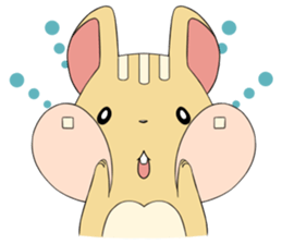 a little chubby squirrel sticker #3853821