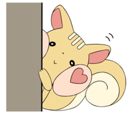 a little chubby squirrel sticker #3853829