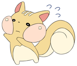 a little chubby squirrel sticker #3853834