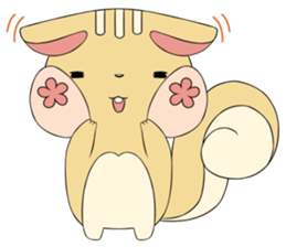 a little chubby squirrel sticker #3853841