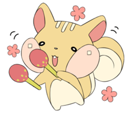 a little chubby squirrel sticker #3853844