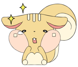 a little chubby squirrel sticker #3853845