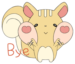 a little chubby squirrel sticker #3853846