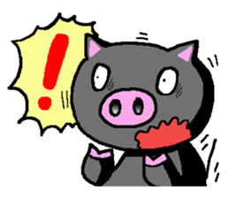 kumakiti and butarou sticker #3854626