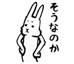 Rabbit man Reply sticker #3854857