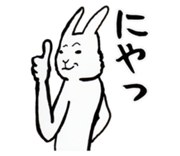 Rabbit man Reply sticker #3854860