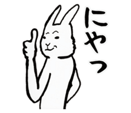 Rabbit man Reply sticker #3854860