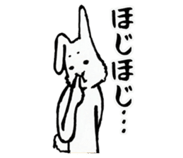 Rabbit man Reply sticker #3854862
