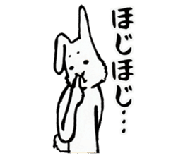 Rabbit man Reply sticker #3854862