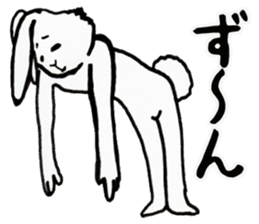 Rabbit man Reply sticker #3854864