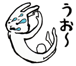 Rabbit man Reply sticker #3854865