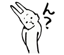 Rabbit man Reply sticker #3854869