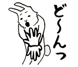 Rabbit man Reply sticker #3854871