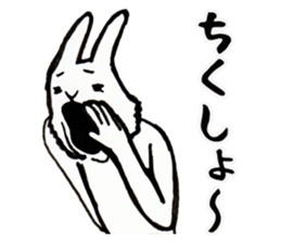 Rabbit man Reply sticker #3854872