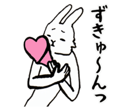 Rabbit man Reply sticker #3854873