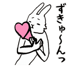 Rabbit man Reply sticker #3854873
