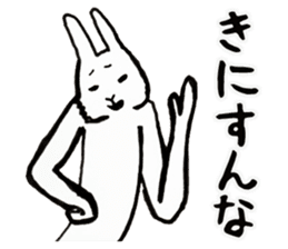 Rabbit man Reply sticker #3854874