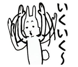 Rabbit man Reply sticker #3854877