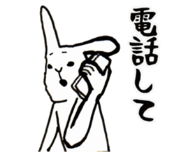 Rabbit man Reply sticker #3854878