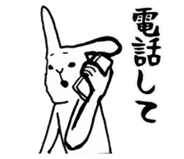 Rabbit man Reply sticker #3854878