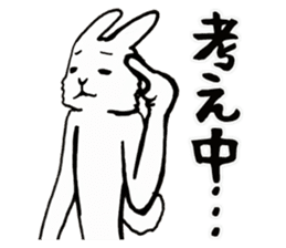Rabbit man Reply sticker #3854883