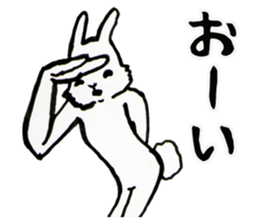 Rabbit man Reply sticker #3854884