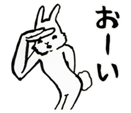 Rabbit man Reply sticker #3854884