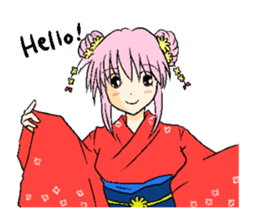 Sticker of the collection of girls 2 sticker #3854905