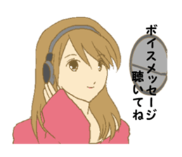 Sticker of the collection of girls 2 sticker #3854912