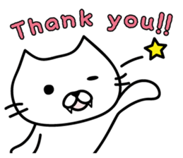 Kibaneko (A tusk cat) sticker #3855008