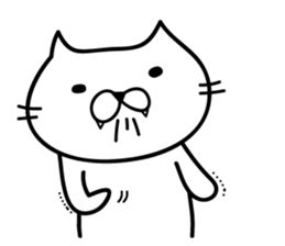 Kibaneko (A tusk cat) sticker #3855037