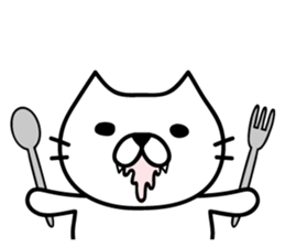 Kibaneko (A tusk cat) sticker #3855040