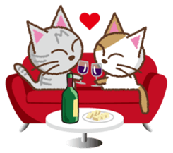 Cats de Sticker sticker #3855202