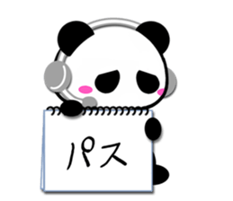 Cheat sheet Panda sticker #3855383