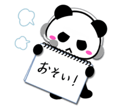 Cheat sheet Panda sticker #3855394