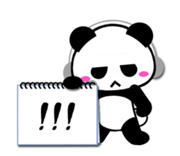 Cheat sheet Panda sticker #3855398
