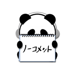 Cheat sheet Panda sticker #3855401