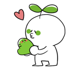 Mr.Leaf and Mr.Green caterpillar sticker #3855532