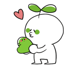 Mr.Leaf and Mr.Green caterpillar sticker #3855532