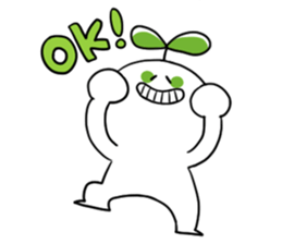 Mr.Leaf and Mr.Green caterpillar sticker #3855537