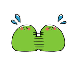 Mr.Leaf and Mr.Green caterpillar sticker #3855543