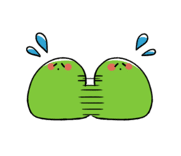 Mr.Leaf and Mr.Green caterpillar sticker #3855543