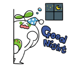 Mr.Leaf and Mr.Green caterpillar sticker #3855548