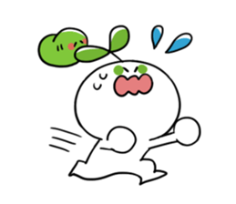 Mr.Leaf and Mr.Green caterpillar sticker #3855558